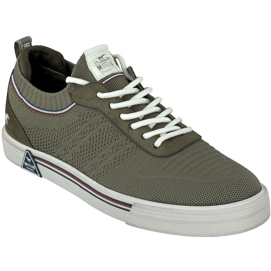 Mustang Shoes Berto sneaker knitted olive 