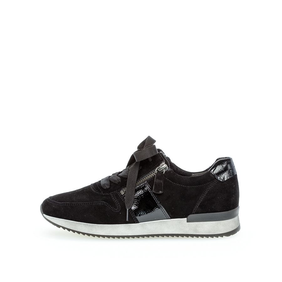 Gabor Abigail sneaker zwart lak
