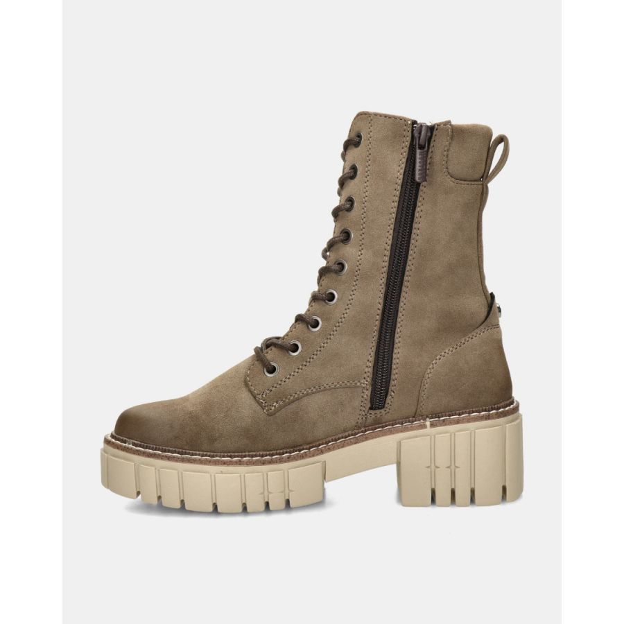Mustang Shoes Clodia veterboot taupe 