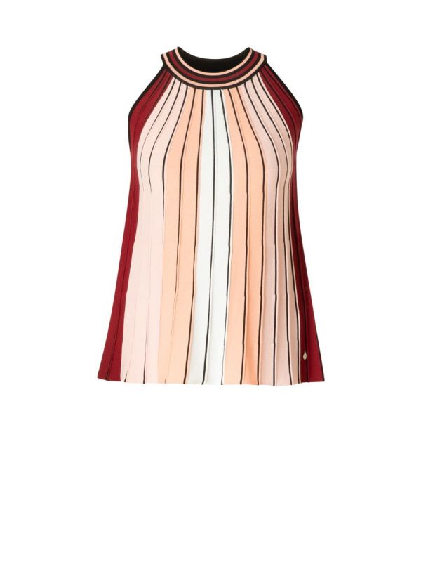 YEST Ingeborg top stripe pastel coral_1