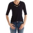 Only M Gaby shirt met kruisband snooze navy 