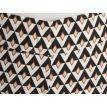 Stark Bahia broek wide print zwart/wit 