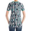 YEST Odet shirt lang pine green print 