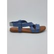 Mustang Shoes Liv sandaal kruisband leer lichtblauw 