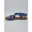 Mustang Shoes Liv sandaal kruisband leer lichtblauw 