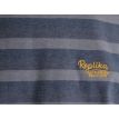 Replika Dano shirt strepen blauw 