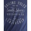 Kitaro Baz shirt v Sailing rules estate blue 