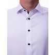 Venti Kent overhemd wit dessin kraag stipje 