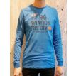 Kitaro Aviation shirt lm opdruk royal blue 
