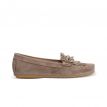 Babouche Jasmin moccasin suede taupe 