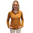 Casamia Joyce V-neck kabel camel 