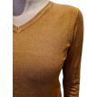 Casamia Joyce V-neck kabel camel 