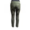 Only M Alexia broek flared suedine verde 