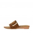 Babouche Lara slipper gesp camel 