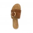 Babouche Lara slipper gesp camel 