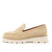 Babouche Chunky loafer studs beige 