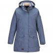 Blue Wave Anke parka steel blue 