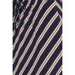 Fransa Vesunna skirt stripe navy blazer mix 