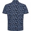 North Cian polo print palm navy blue 
