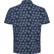 North Cian polo print palm navy blue 