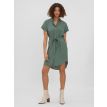 Vero Moda Tall Vica shirt dress laurel wreath green 