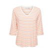 Fransa Feporsie shirt v-hals firecracker mix 