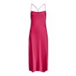 YAS Tall Dotteacross strap midi dress fuchsia 