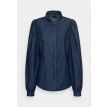 Vero Moda Tall Nily blouse shirt dark blue denim 