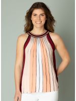 YEST Ingeborg top stripe pastel coral_2